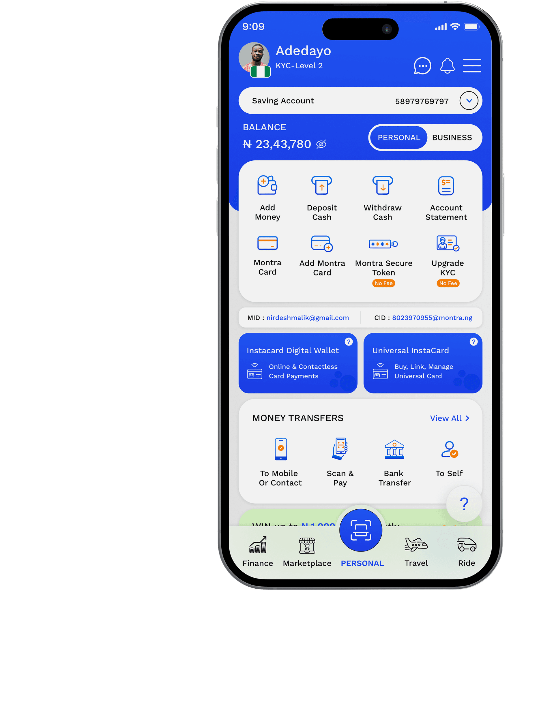 App mockup